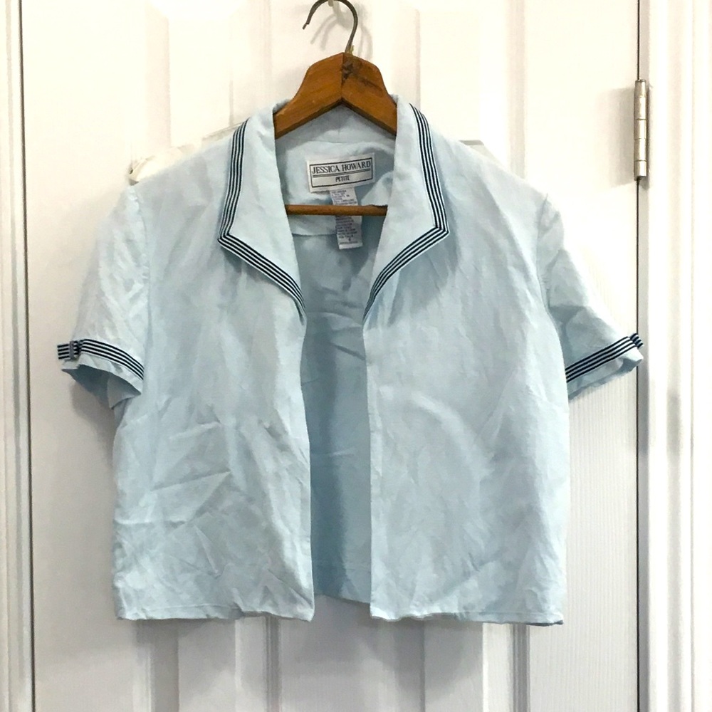 Like Rouje linen blend top/jacket